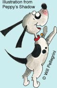 Illustration from Peppy's Shadow, ©Will Pellegrini
